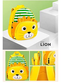 Y&D Toddler Backpack Waterproof Preschool 3D Cute Cartoon Neoprene Animal Mini Schoolbag for Kids 1-6 Years Boys Girls  - Image 3