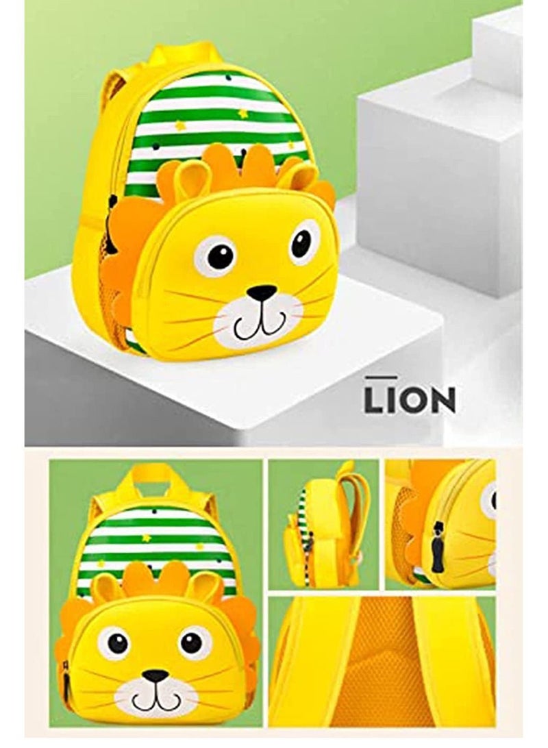 Y&D Toddler Backpack Waterproof Preschool 3D Cute Cartoon Neoprene Animal Mini Schoolbag for Kids 1-6 Years Boys Girls  - Image 3