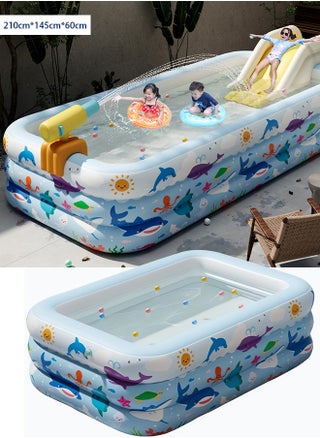 Inflatable Swimming Pool Large Blow up Pool Above Ground Swimming Pool for Family Pools for Kid Full-Sized Inflatable Pool for Toddler for Outdoors Backyard (56cmx145cmx210cm) - pzsku/ZD9216543CC2EC4691098Z/45/1747020475/db5ef489-140e-4d90-8b91-bfaade558b60