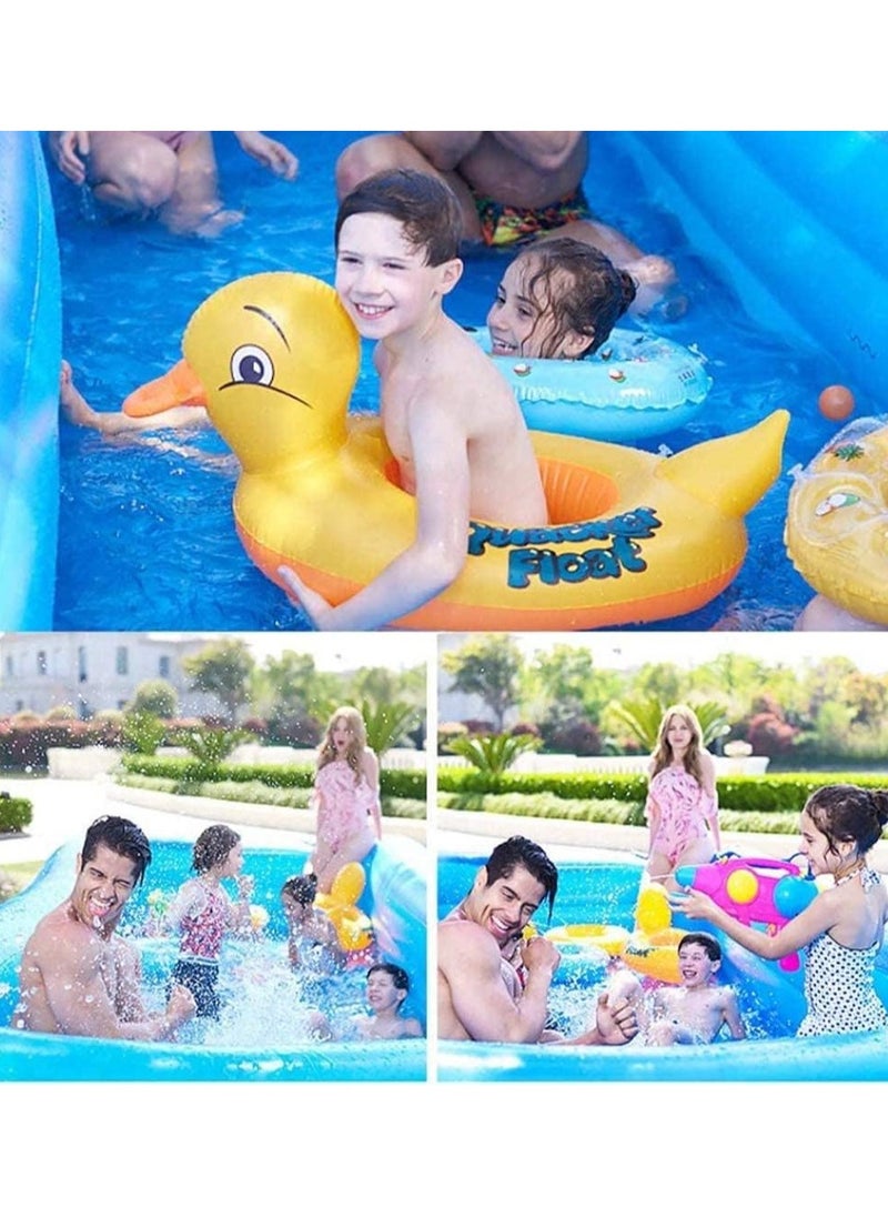 Inflatable Swimming Pool Large Blow up Pool Above Ground Swimming Pool for Family Pools for Kid Full-Sized Inflatable Pool for Toddler for Outdoors Backyard (56cmx145cmx210cm)