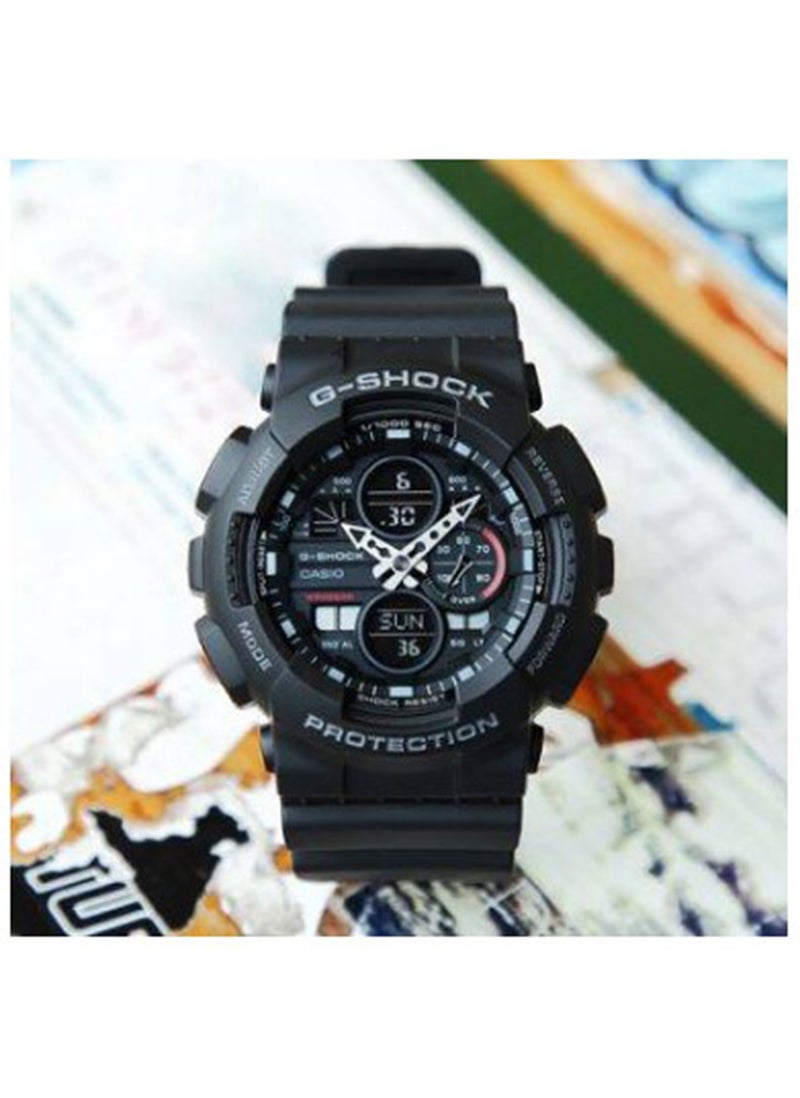 G-SHOCK ساعة يد G-Shock للرجال GA-140-1A1DR تناظرية ورقمية - Image 2