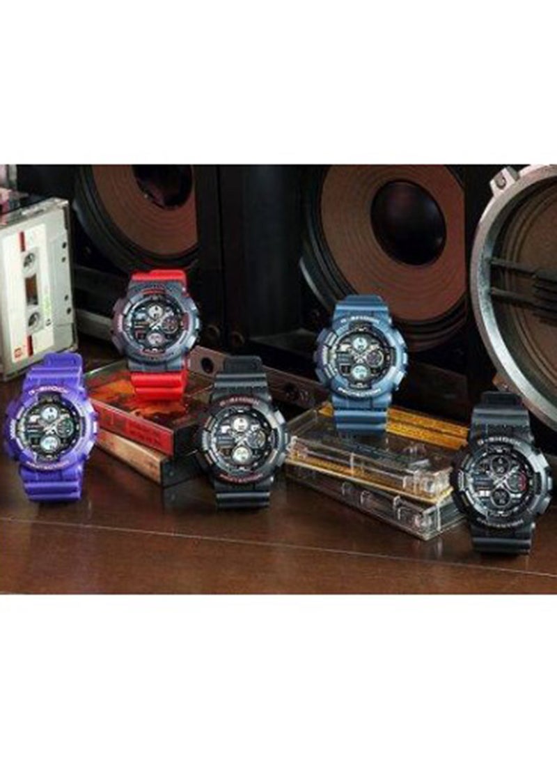 G-SHOCK ساعة يد G-Shock للرجال GA-140-1A1DR تناظرية ورقمية - Image 4