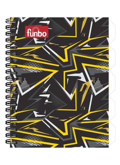 Funbo A4 Size 5-Subject Notebook With PP Cover 150 Sheets  - Image 1
