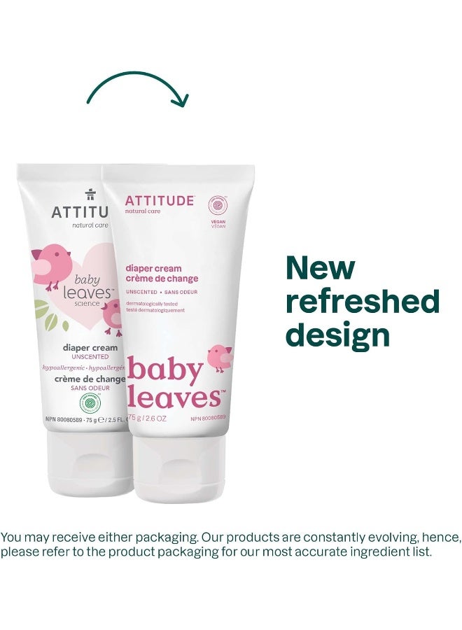 Attitude Attitude Baby Leaves Natural Diaper Zinc Cream - 75 gms - Image 2