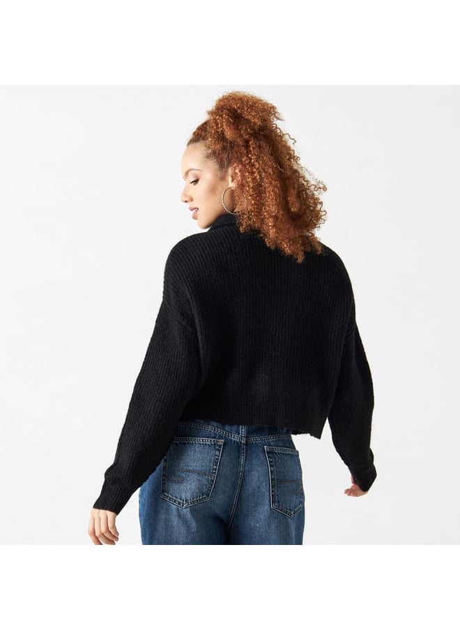 Lee Cooper - Lee Cooper Textured Pullover with Collar and Zip Closure - Image 1