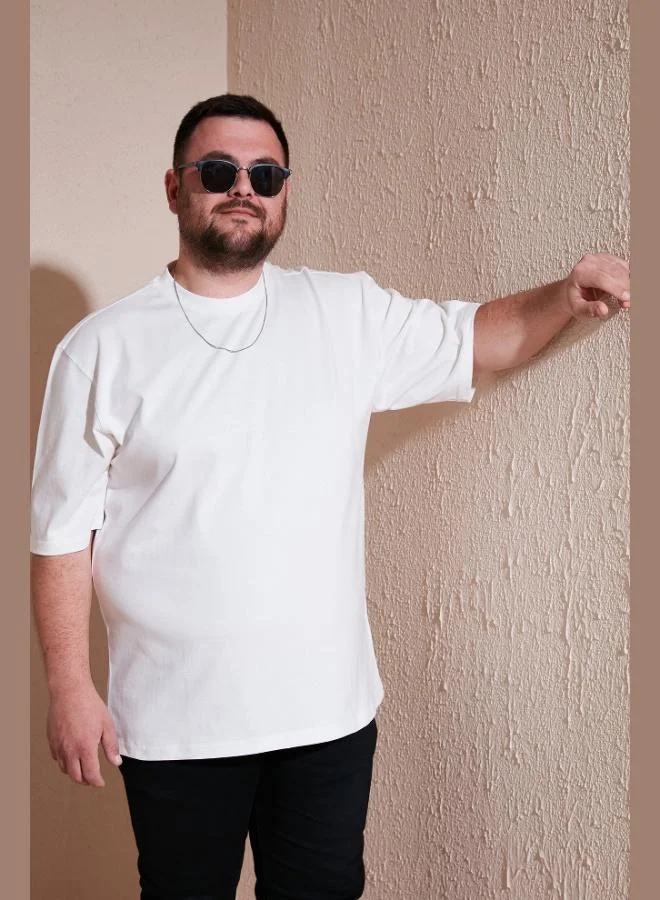 Buratti  Buratti Cotton Regular Fit Plus Size T-Shirt Men's T-Shirt 5902365B for Men | Best Price UAE