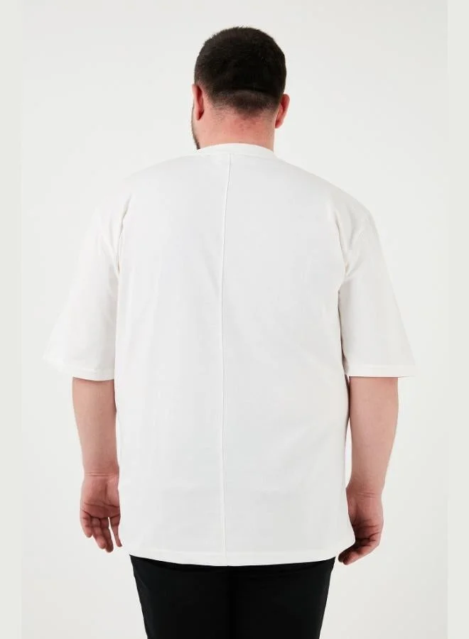 Buratti  Buratti Cotton Regular Fit Plus Size T-Shirt Men's T-Shirt 5902365B for Men | Best Price UAE