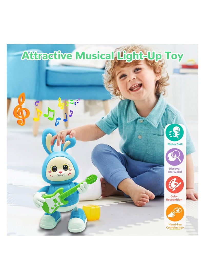 SYOSI Interactive Musical Crawling Toy for Babies, Early Learning Educational Moving Toys for 0-6 Months, Toddler Developmental Toys with Lights and Music, Safe and Durable Play Companion (Rabbit) - Image 2
