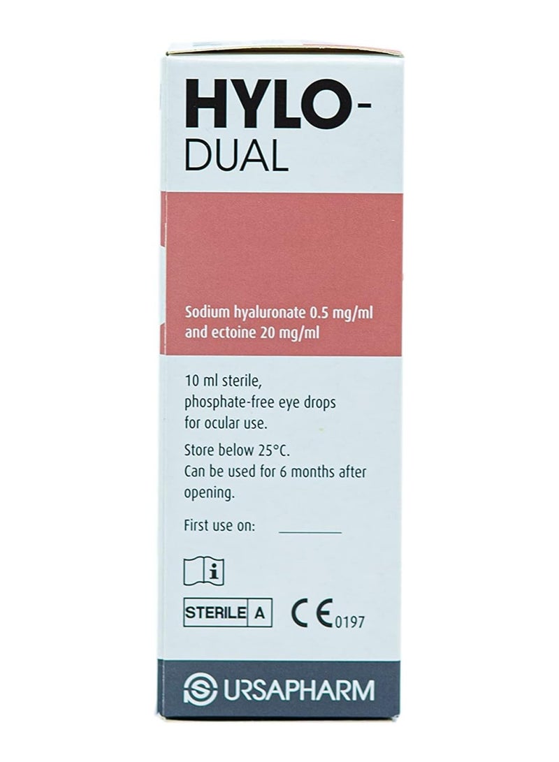 HYLO Dual Lubricating Eye Drops - 10ml - Image 3