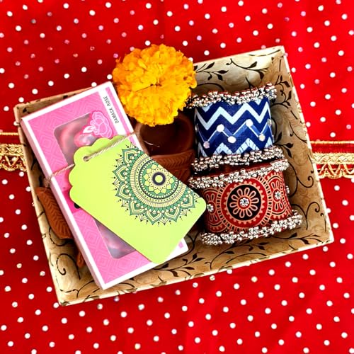 weRevel Mandala Gift Tags – for Weddings, Parties and Festivals - 4 Unique Colorful Designs - 20 Tags, 350 GSM, Gloss Finish, 10 cm x 6 cm, with String - Image 3