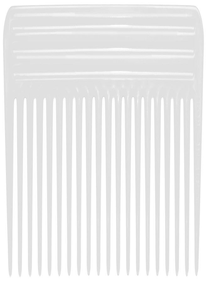 American Comb مجموعة أمشاط فك تشابك الشعر من أمريكان كومب، قطعتان، أبيض وبنفسجي، صنع في الولايات المتحدة الأمريكية - Image 2