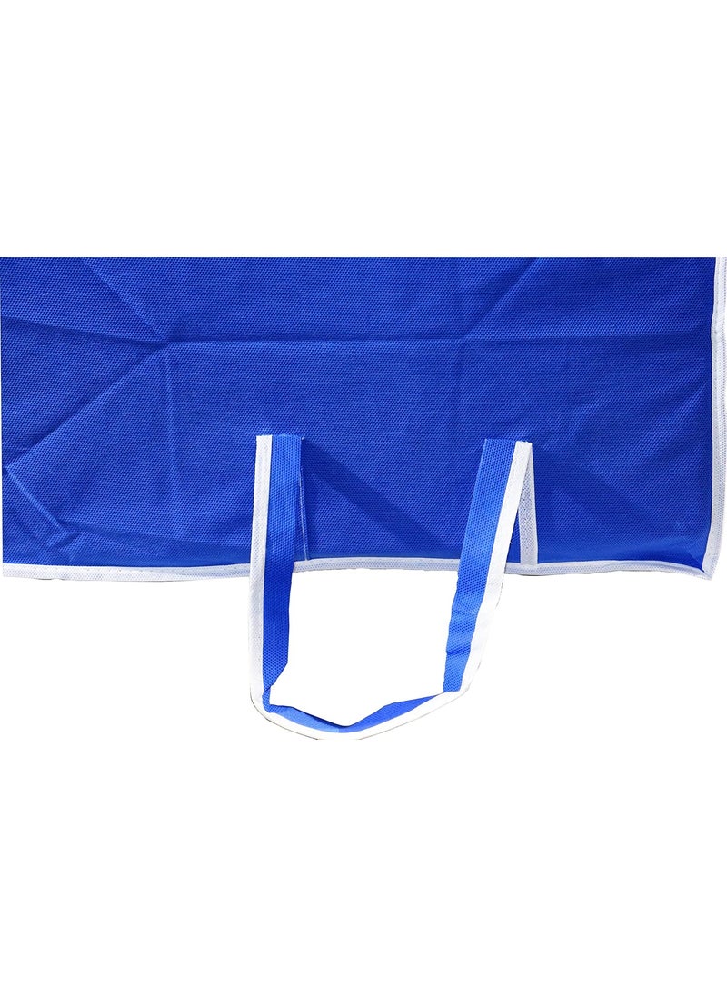 AI ANKIT INTERNATIONAL ANKIT INTERNATIONAL Garments Protector Saree cover Clothes Storage Bag with Dust Protection Front Clear window Zip Closure for MultiPurpose Clothing Storage Bag Pack of 1 SIZE 24 x 18 x 12 Inches AIBLUEJUMBOPK01  - Image 5