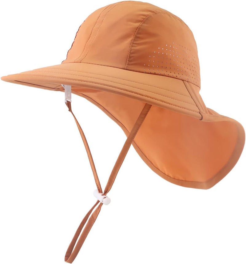 Yuoahcn Baby Dinosaur Sun Hat Toddler Boys Beach Hats Breather Quick Dry Kids Bucket Cap UV Protection Swim Hat for Girl 0-4Y - Image 1