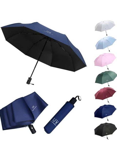 UV Foldable Umbrella for Winter, Summer and Sun Protection with UPF 50+, Automatic Open/Close Function – For Rainy Day, Summer