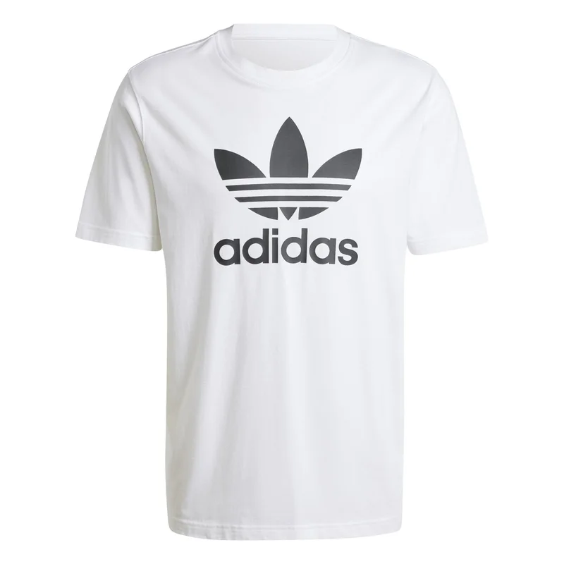 adidas تيشيرت تريفويل أبيض للرجال من أوريجينالز