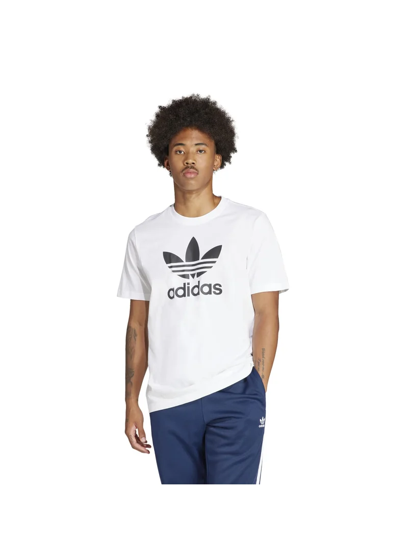 اديداس adidas TREFOIL T-SHIRT White Originals Men T-SHIRTS
