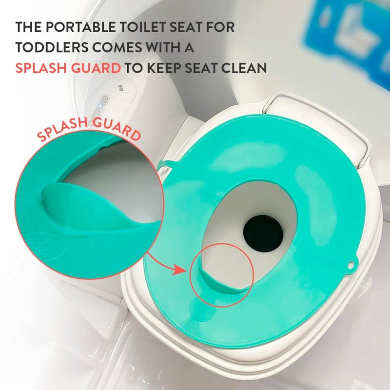 Prince Lionheart Tinkle to Go  Reusable Foldable Portable Potty Training Seat  Toilet Seat Perfect for Travel  Builtin Splash Guard Perfect Potty Training Toilet Seat Portable Potty for Toddlers - Image 4