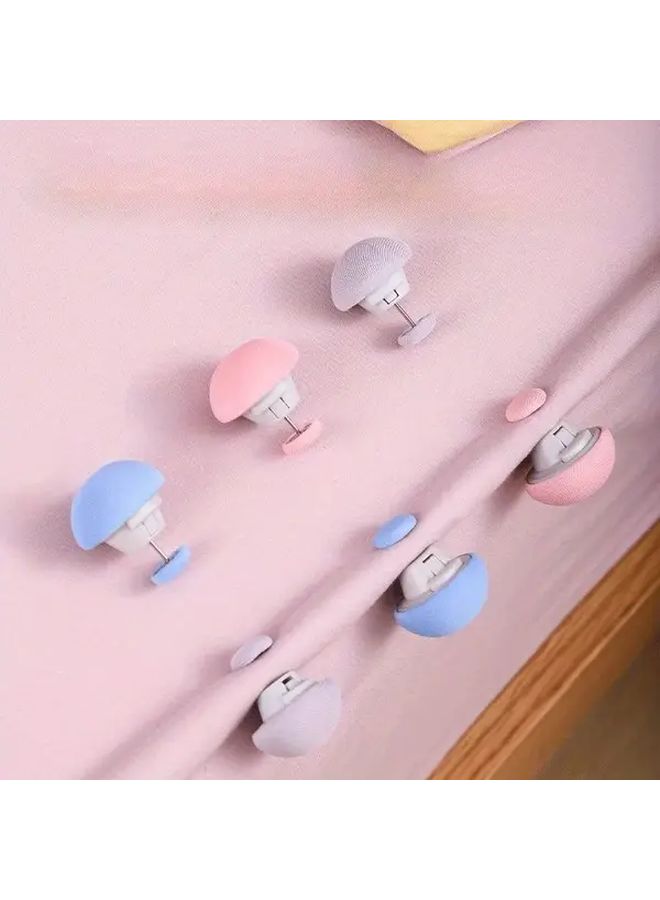 Heavy Duty Automatic Quilt Corner Fixer With Detachable Buckle 8 Sets Pink No Tools Needed For Bed Sofa Couch Home Decor Easy Installation And Removal - Image 4