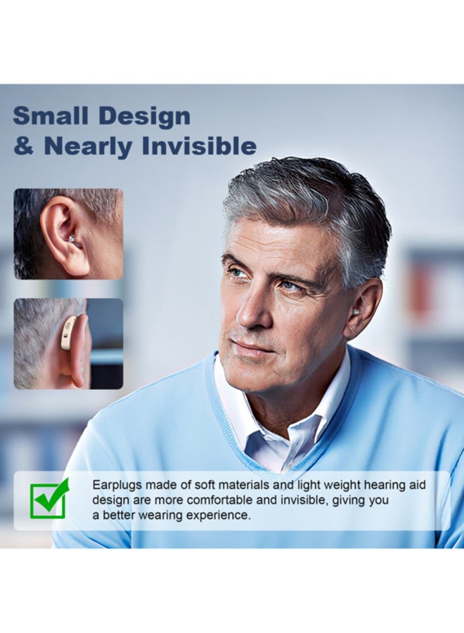 Chixing Rechargeable Hearing Aids for Seniors with Noise Reduction Digital Hearing Amplifiers for Hearing Loss with Charging Box - Image 4