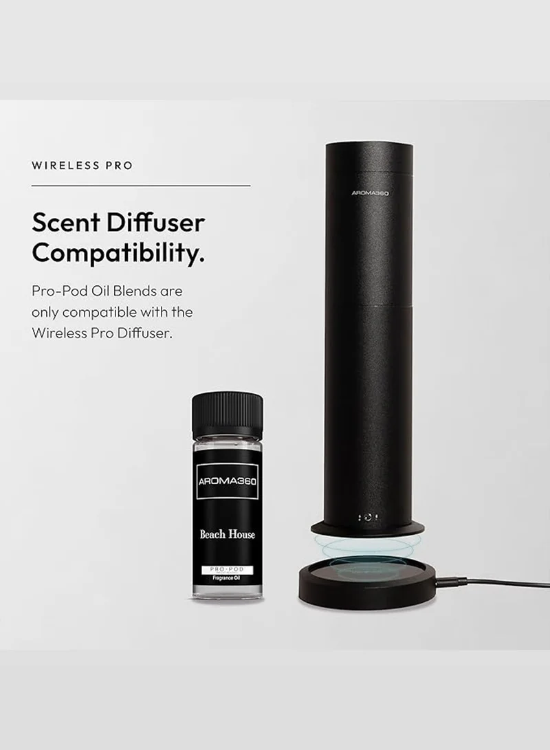 AROMA360 Beach House Pro-Pod Oil Blend - Hotel Inspired for Luxury Essential Oil Diffusers - Aromatherapy Scent Diffuser Oil - Coconut, Vanilla, and Clove