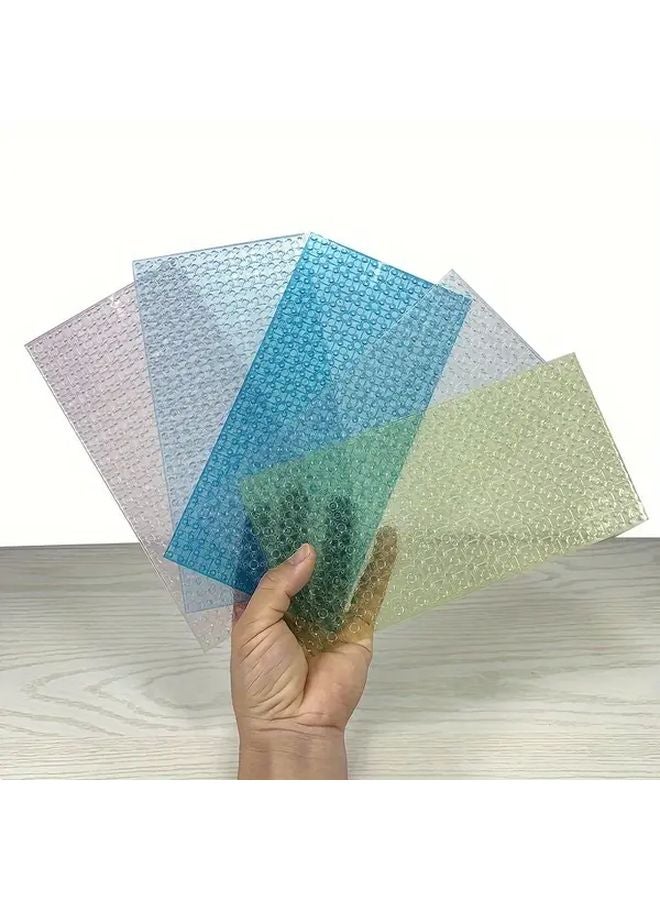 Transparent And Blue Double Sided Baseplate 16x32 Dots Building Blocks Construction Toys - Image 2