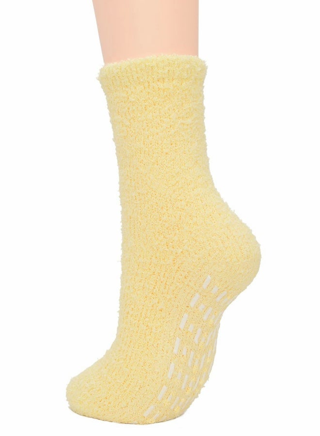 7 Pairs Womens Winter Socks Fluffy Soft Slipper Sleep Fleece Fuzzy Athletic Anti Slip Warm Plush Microfiber Cozy Home Gifts for Women - Image 4