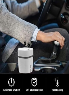 Generic Portable Electric Kettle, DC 12V, 80W, 350ml Capacity Stainless Steel Mini Tea Coffee Kettle Water Boiler  - Image 4