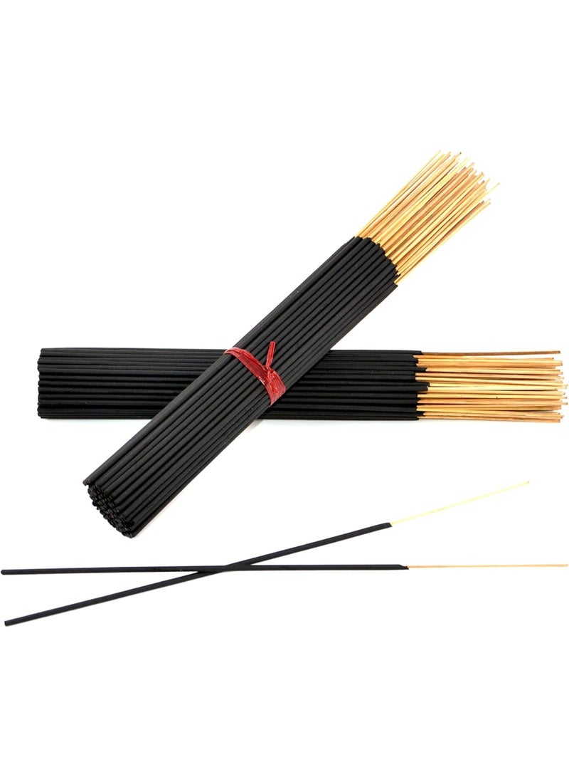 200 Pieces Of 22cm Loose Charcoal Black Incense Sticks -100% Natural Charcoal, Joss, And Bamboo Punk Blankets - Perfect For Diy Aromatherapy Incense, Black Cherry Blossom - Image 3