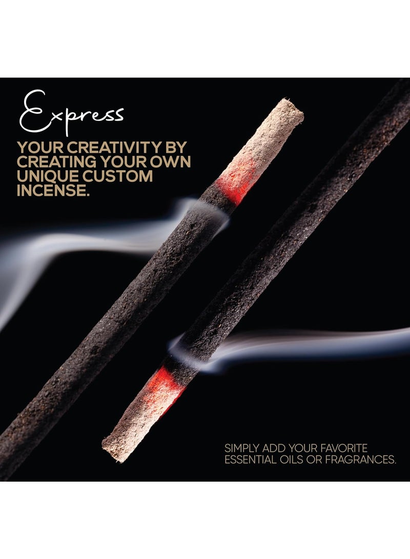 200 Pieces Of 22cm Loose Charcoal Black Incense Sticks -100% Natural Charcoal, Joss, And Bamboo Punk Blankets - Perfect For Diy Aromatherapy Incense, Black Cherry Blossom - Image 5