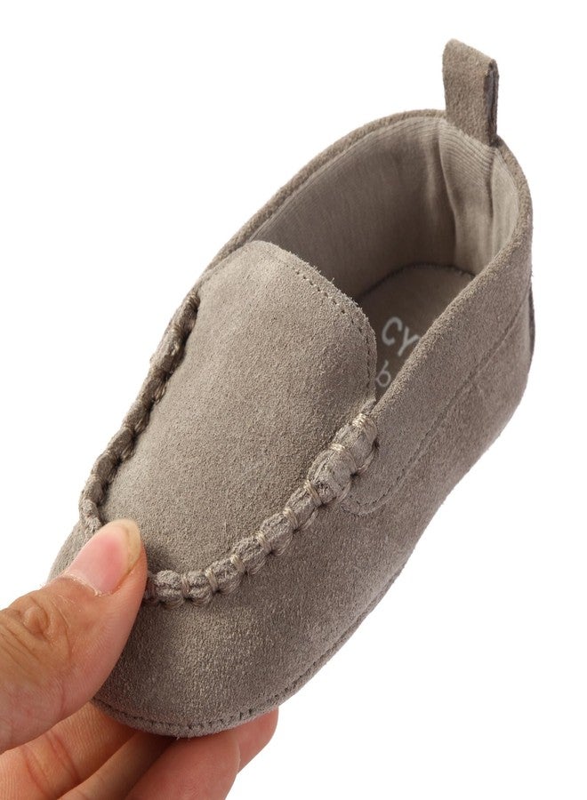 CYXUYJH Baby Walking Shoes Boys Girls Slippers Breathable Cow Suede Upper Hand-Stitching Flexible Soft Sole Prewalker - Image 2