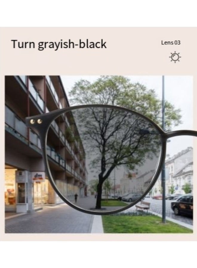 كيو زد عدسات قراءة/نظارات مكبرة مضادة للضوء الأزرق للكمبيوتر - ناعمة وخفيفة الوزن - تغيير اللون على ثلاث مراحل - مناسبة لكل من الرجال والنساء - أكثر ملاءمة لموظفي المكاتب - Image 5