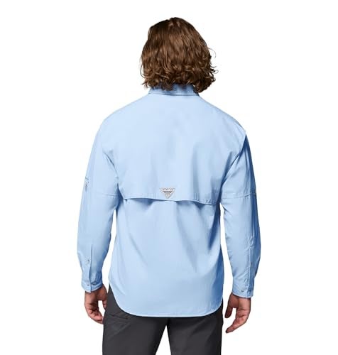 Columbia Mens PFG Bahama II Long Sleeve Fishing Shirt, Sail, Medium - Image 2