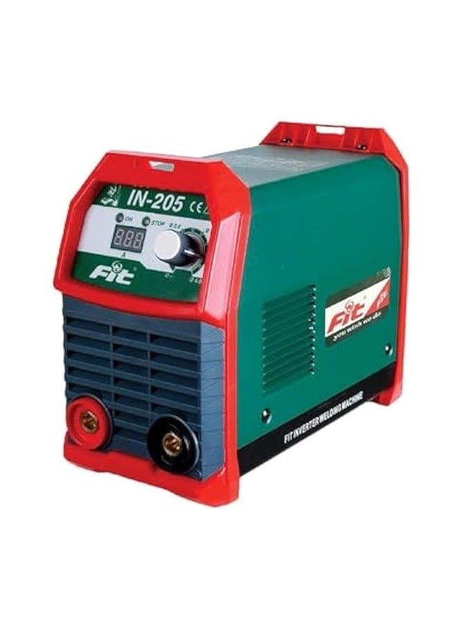 فيت ماكينة لحام انفرتر 205 أمبير بالمشتملات من FIT - موديل IN-205 - DC-220V - رقم 55017500