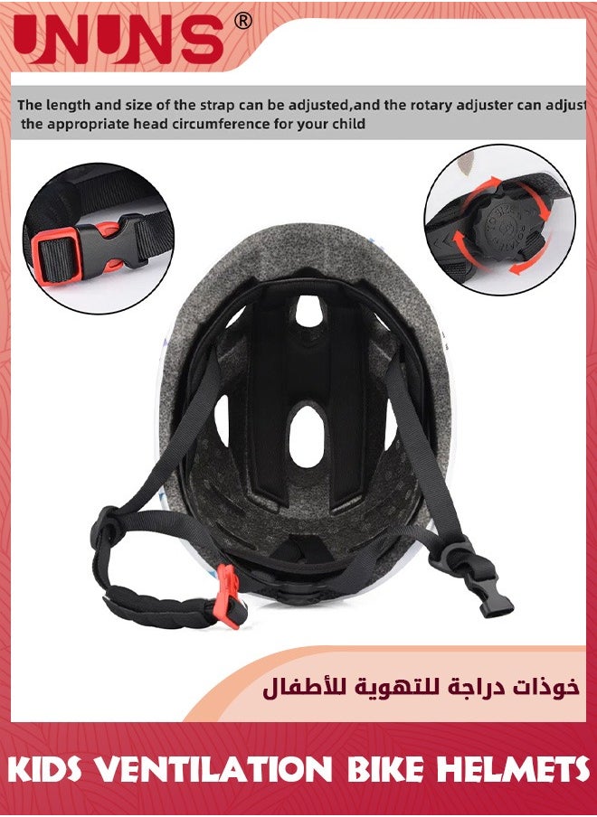 UNUNS - Kids Bicycle Helmet,Adjustable Ventilation Bike Helmets,Helmet For Baby Kids Toddler,Sports Helmet Cycle Safety Crash Helmet,Small Sizes,For Cycling Skateboard Scooter Hoverboard Riding,Blue S - Image 1