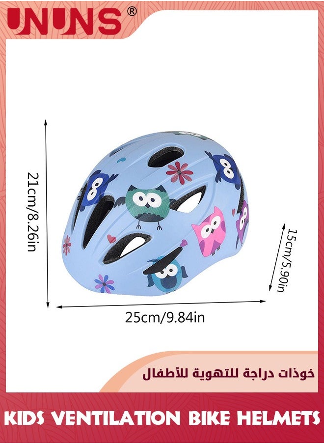 UNUNS - Kids Bicycle Helmet,Adjustable Ventilation Bike Helmets,Helmet For Baby Kids Toddler,Sports Helmet Cycle Safety Crash Helmet,Small Sizes,For Cycling Skateboard Scooter Hoverboard Riding,Blue S - Image 1