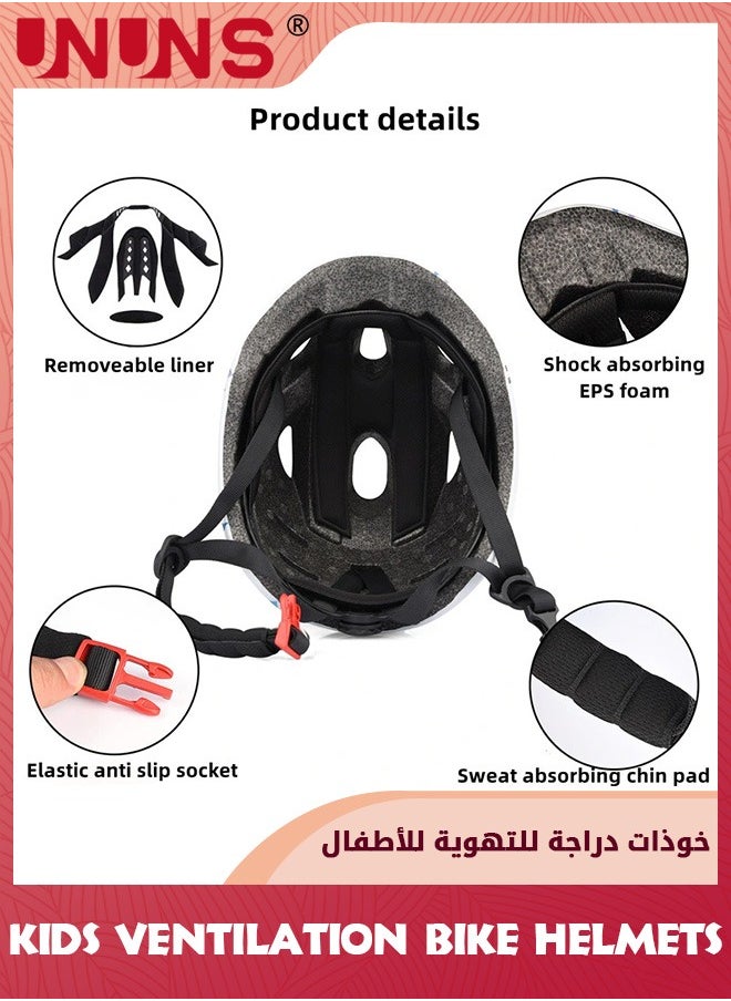 UNUNS - Kids Bicycle Helmet,Adjustable Ventilation Bike Helmets,Helmet For Baby Kids Toddler,Sports Helmet Cycle Safety Crash Helmet,Small Sizes,For Cycling Skateboard Scooter Hoverboard Riding,Blue S - Image 1