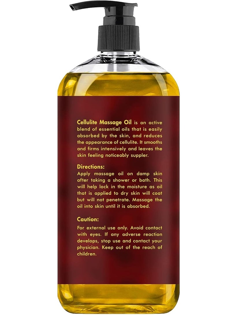 ماجستيك بيور زيت تدليك السيلوليت لعلاج التدليك للرجال والنساء 8 أونصة سائلة - Image 2