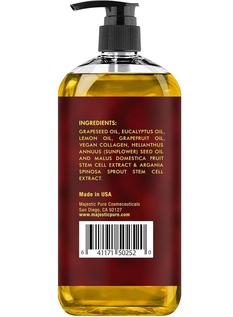 ماجستيك بيور زيت تدليك السيلوليت لعلاج التدليك للرجال والنساء 8 أونصة سائلة - Image 3