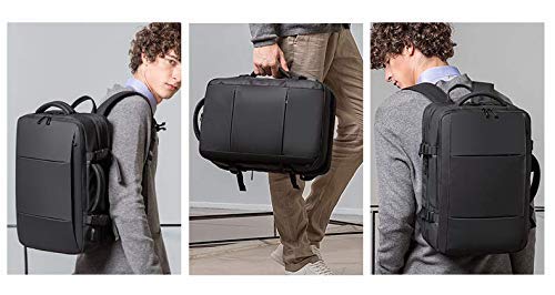 Red Lemon Bange Urban Pack Laptop Backpack for men and women | Multi-Compartment Water Resistant Business Travel Laptop Backpack upto 17" (1908 Black) - Image 3