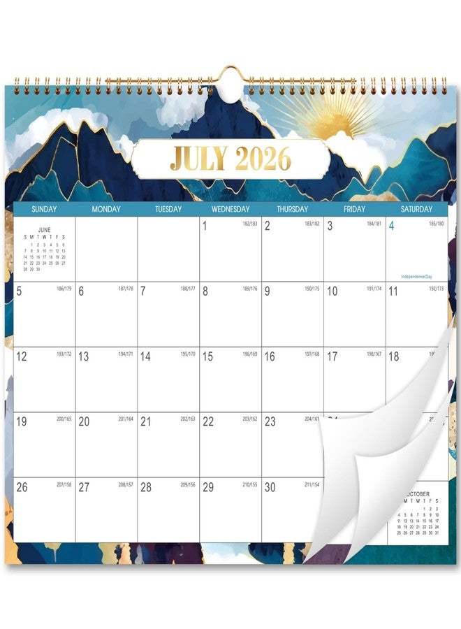 Tersus 2026-2027 Wall Calendar - July 2026 - December 2027, Calendar 2026-2027, 14.8" x 11.6", 18 Months Calendar, Spiral Bound, Premium Paper - Image 1