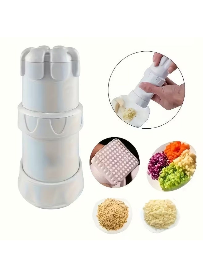Goolsky 1pc Chef Manual Garlic Press Mini Multifunctional Garlic Cutter Kitchen Tool Peeler/Masher/Grinder - Image 5