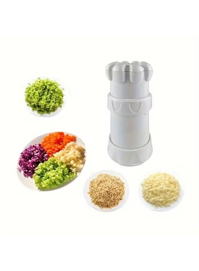 Goolsky 1pc Chef Manual Garlic Press Mini Multifunctional Garlic Cutter Kitchen Tool Peeler/Masher/Grinder - Image 3