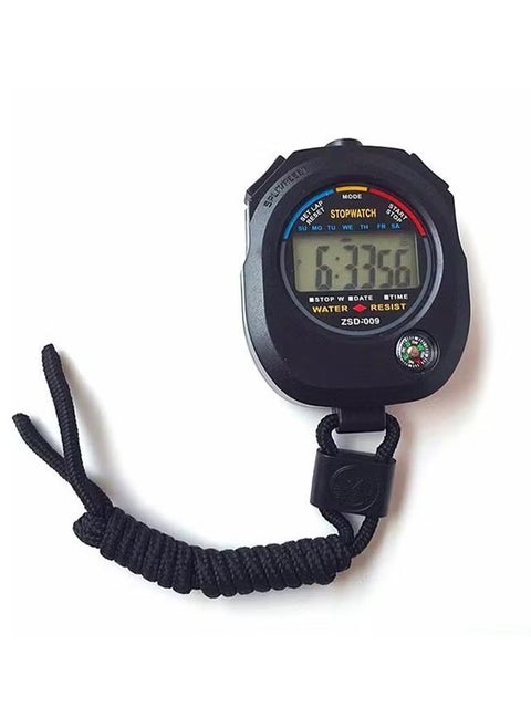 Multi-Function Electronic Digital Sport Stopwatch Timer, Large Display with Date Time Compass and Alarm Function,Suitable for Sports Coaches Fitness Coaches and Referees