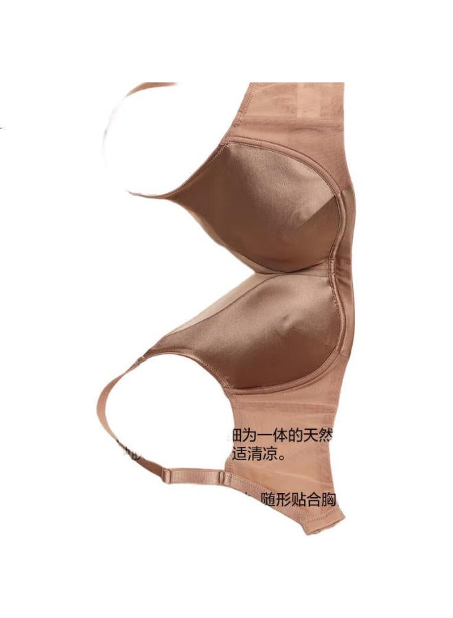 Aimer Women'S Summer Smooth Thin Cup Soft Support Push-Up Bra For Large Minimizing Effect, Silk Bra Am119981 C80 - Image 2