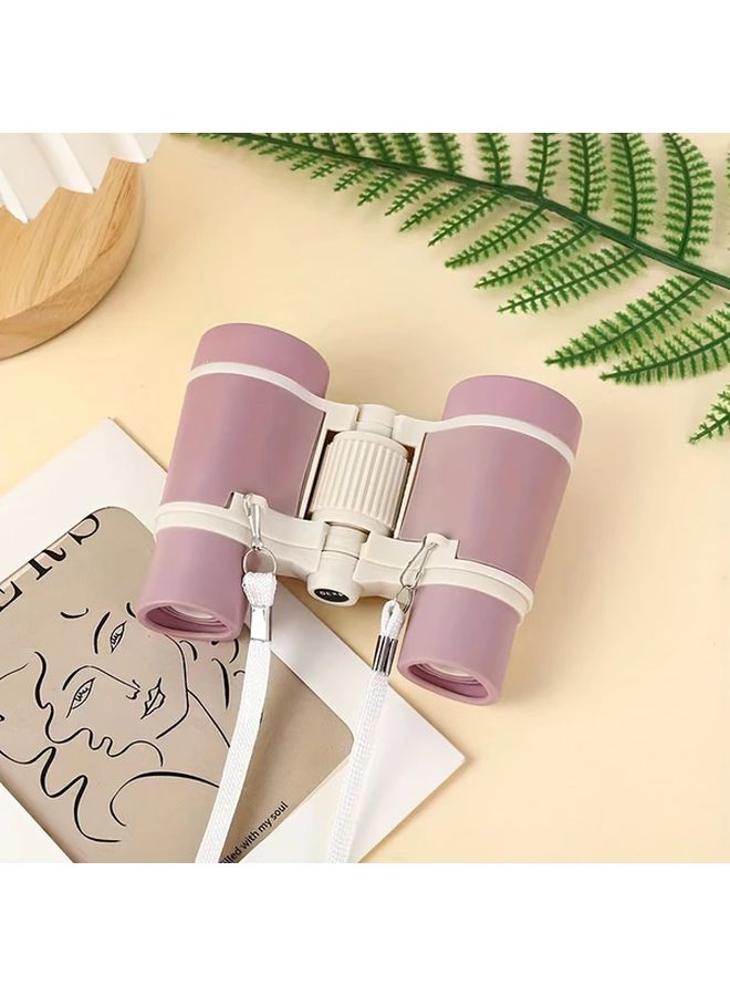 Brown Childrens 4x30 Toy Binoculars For Bird Watching Learning Hiking Birthday Gifts - Image 5