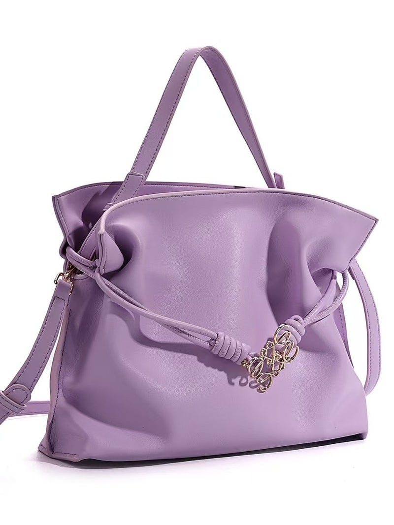 2026 Spring Fashion Drawstring Lucky Bag Shoulder Crossbody Bucket Bag Versatile Pleated Women'S Bag - Image 5