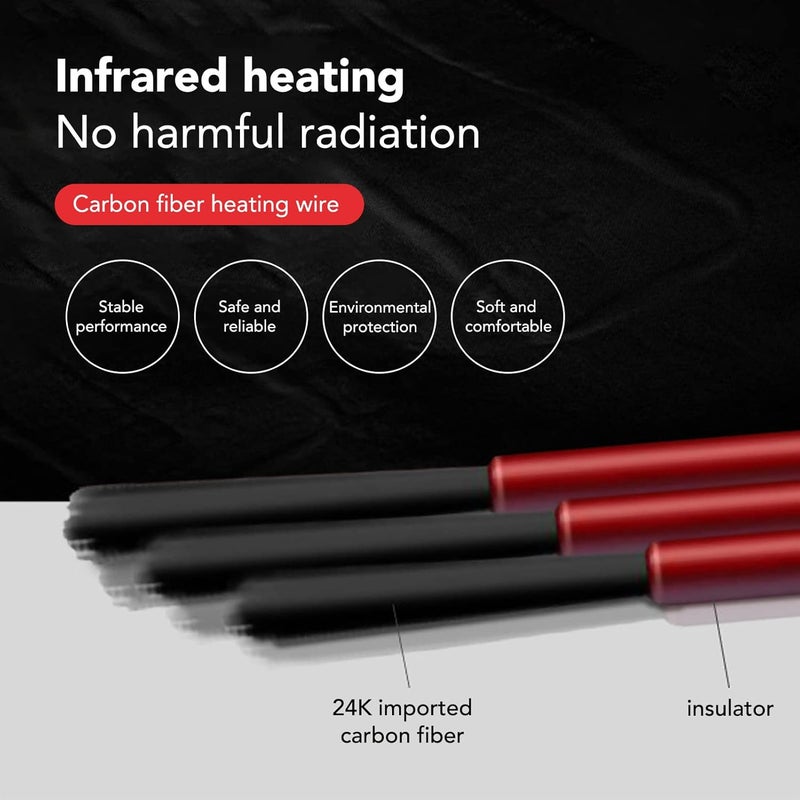 klarako Dual Control Switch Heated Vest with Adjustable Temperature Washable Wearing Scenario for Men Women Black - Image 5