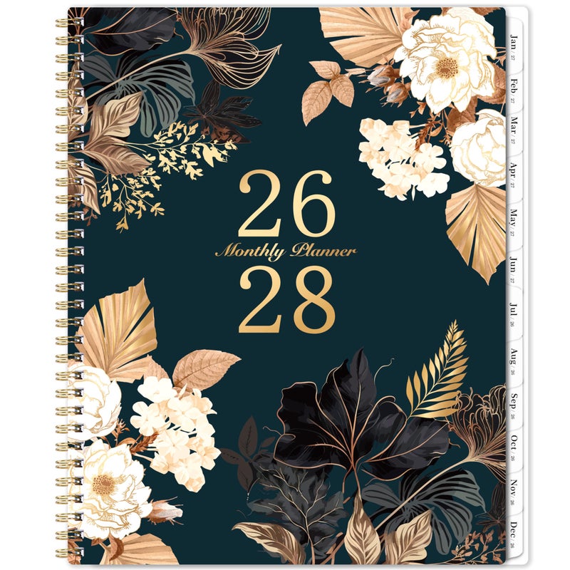 Vindora 2026-2028 Monthly Planner - July 2026 - June 2028, 2 Year Monthly Calendar 2026-2028, 9" Ã— 11" Calendar Planner, 24 Months, Tabs, Back Pocket, Twin-Wire Binding, Note Pages - Image 1