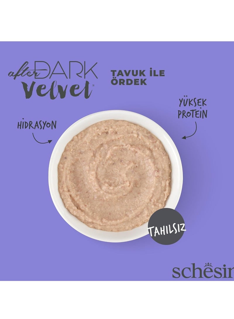 Schesir Cat Pouch Wet Food After Dark Velvet Mousse For Chicken with Duck 80G - Image 2