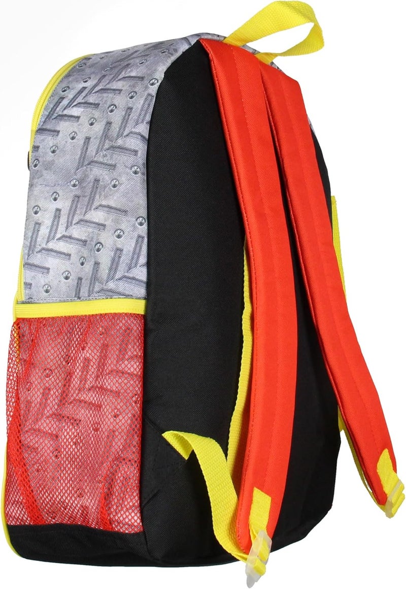 INTIMO Monster Jam MAX-D Monster Truck 5 PC Backpack Lunch Box Water Bottle Icepack Charm - Image 3